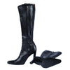 Secondhand Sergio Rossi Knee-High Leather Boots - '00s