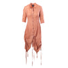 Secondhand Jean Paul Gaultier Asymmetric Draped Shirt Dress - '00s