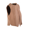 Secondhand Mani Camel Wool Asymmetric Wrap Vest - '90s