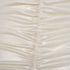 Danamé Metallic Ruched Cut-Out Mini Dress