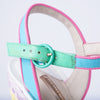 Secondhand Sophia Webster Multicolor Leather and Braided Wedge Sandals- '10s