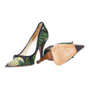 Secondhand Prada Multicolor Canvas Bow Pointed Toe Pumps - '10s
