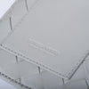 Secondhand Bottega Veneta Intrecciato Grey Leather Phone Pouch with Adjustable Strap - '20s