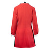 Secondhand Vivetta Red Mini Dress with Decorative Details - '10s