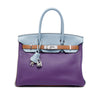 Secondhand Hermès Clemence Arlequin Birkin Retourne 30