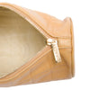 Chanel CC Chocolate Bar Lambskin Barrel Cosmetic Pouch Secondhand