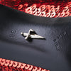Secondhand Paciotti Red Sequin Mule Pumps - '90s