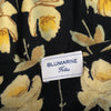 Secondhand Blumarine Folies Vintage Black & Yellow Rose Print Cardigan