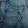Secondhand Comme des Garçons by Junya Watanabe Man Pink Paneled Mermaid Denim Skirt -'00s