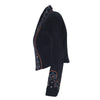 Secondhand Patricia Wolf Embroidered Suede Cropped Jacket - '00s