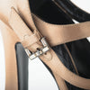 Secondhand Alberta Ferretti Beige Satin Sandals - '10s