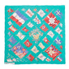Secondhand Hermès Pavois Green Silk Carré Scarf By Philippe Ledoux
