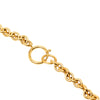 Chanel CC Gold Plated Quilted Pendant Necklace Secondhand