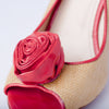 Secondhand Prada Raffia & Patent Leather Peep-Toe Pumps - '00s