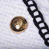 Secondhand Moschino Resort White Gold Chain Skirt