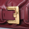 Secondhand Balmain Medium Anthem Leather Shoulder Bag Burgundy - '20s