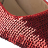 Secondhand Paciotti Red Sequin Mule Pumps - '90s
