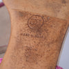 Secondhand Chanel Metallic Fuchsia Leather CC Thong Sandals - '10s