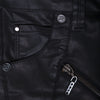 Secondhand Dolce&Gabbana Black Leather Biker Pants With Zip Details