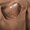 Secondhand Mani Camel Wool Asymmetric Wrap Vest - '90s