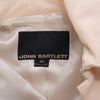 second hand John Bartlett Ivory Virgin Wool Zip Jacket