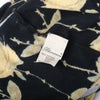 Secondhand Blumarine Folies Vintage Black & Yellow Rose Print Cardigan