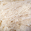 Secondhand D&G Ivory Crochet Lace Fringe Maxi Cardigan - '00s