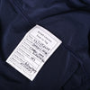 second hand Lauren Ralph Lauren Navy Beaded Mesh Cross-Back Gown 