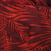 second hand Lawrence Steele Red Palm Print Silk Blouse 