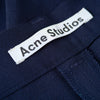 Secondhand Acne Studios Milica Wool-Blend Pants Navy - '10s