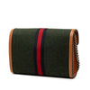 Gucci Wool Web Dionysus Wallet on Chain Secondhand