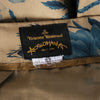 Secondhand Vivienne Westwood Anglomania Beige & Blue Rose Print Cotton Pencil Skirt - '00s