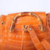Secondhand Gucci Brown Bamboo Leather Mini Backpack