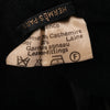 Secondhand Hermès Black Cashmere & Leather Fringe Shawl -'00s