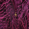 Secondhand Versace Jeans Couture Purple Fringe Strapless Cocktail Dress