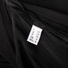 Secondhand Moschino Cheap & Chic Vintage Black Rayon Draped Knot Maxi Skirt - '90s