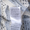Secondhand  Red Valentino Blue & White Striped Crochet-Knit Cotton Dress