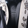 second hand Alexander Mcqueen Floral Cutwork Leather Pumps 