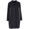 Bally Bicolor Wool Midi Coat - 2000s Second hand