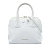 Burberry Small Grained Calfskin Greenwood Satchel Secondhand