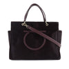 Ferragamo Pony Hair Gancini Satchel Secondhand