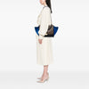 Celine Medium Tricolor Calfskin and Suede Trapeze Satchel Secondhand