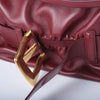 Secondhand Balmain Medium Anthem Leather Shoulder Bag Burgundy - '20s