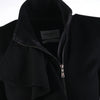 Secondhand Yves Saint Laurent by Tom Ford Runway Ruffle Wool Coat - '00s