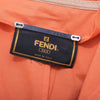 Secondhand Fendi Orange Belted Zip-Up Utility Jacket -'90s