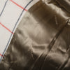 Secondhand Alberto Biani White Grid Coat with Black Collar - '10s