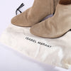 second hand Isabel Marant Ankle Dress Boots in Taupe Suede 