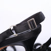 Second Hand John Galliano Gazette Black Leather Lace-Up Slingback Heels