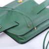 second hand Hermès Green Epsom Leather Pochette Belt Bag - '90s