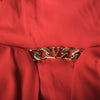 Valentino VLogo Chain-Embellished Red Silk-Crepe Wide-Leg Jumpsuit – ’20s